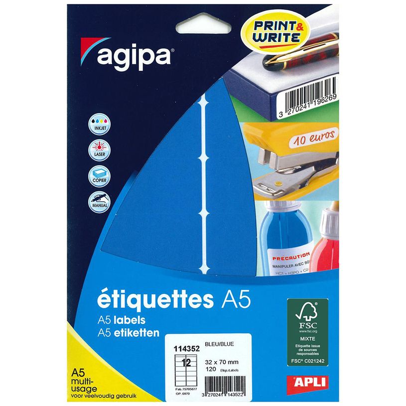 3270241143522-Apli Agipa - Etui A5 - 120 Étiquettes bleues multi-usages - 32 x 70 mm - réf 114352-P_405137283_3-1