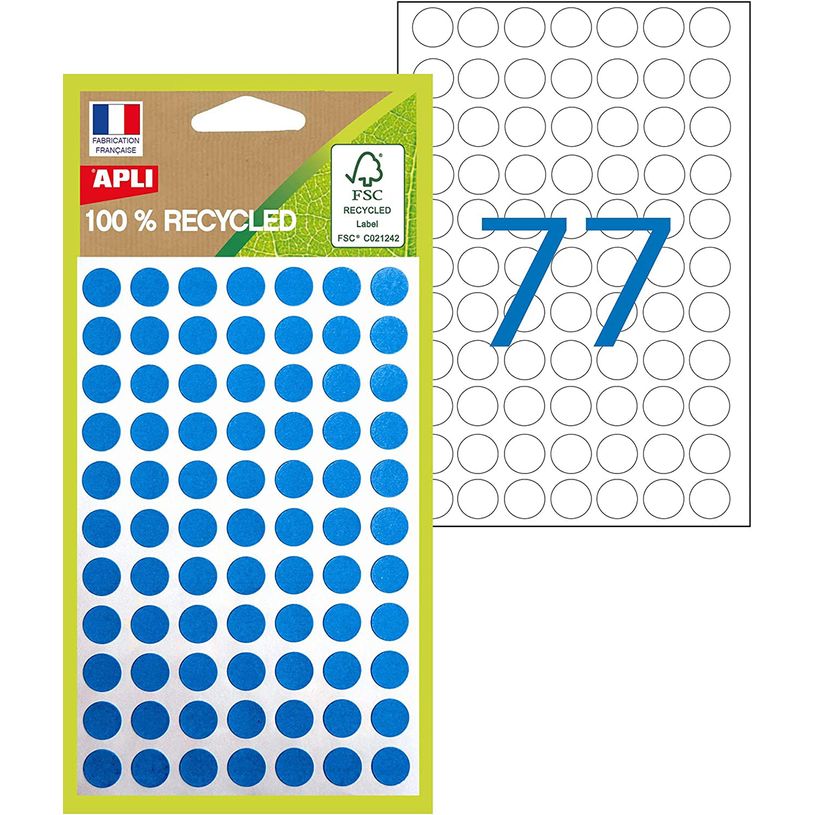 3270241017786-Apli Agipa - 462 Pastilles adhésives recyclées - bleu - diamètre 8 mm - réf 101778-P_405137287_1-0
