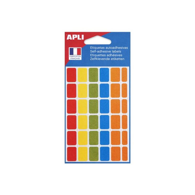 3270241151138-Apli Agipa - 120 étiquettes adhésives - 12 x 18 mm - couleurs assorties - réf 115113-P_405137306_1-1