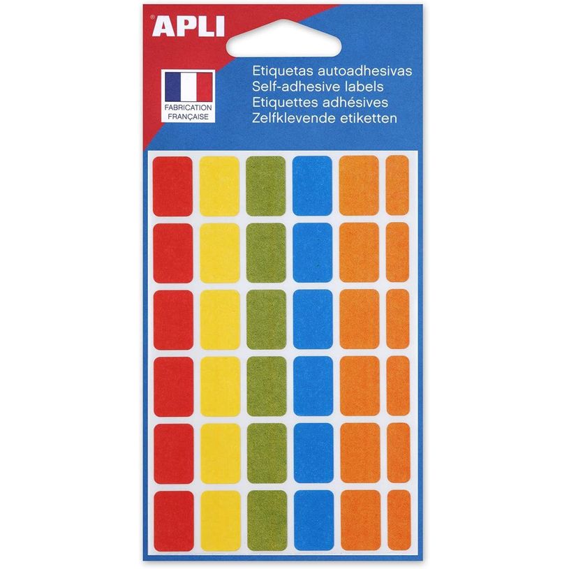 3270241151138-Apli Agipa - 120 étiquettes adhésives - 12 x 18 mm - couleurs assorties - réf 115113-P_405137306_2-0