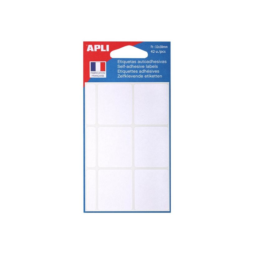3270241119565-Apli Agipa - 42 étiquettes blanches adhésives - 32 x 38 mm - réf 111956-P_405137319_1-1