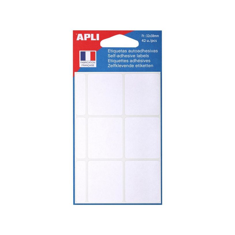 3270241119565-Apli Agipa - 42 étiquettes blanches adhésives - 32 x 38 mm - réf 111956-P_405137319_2-0