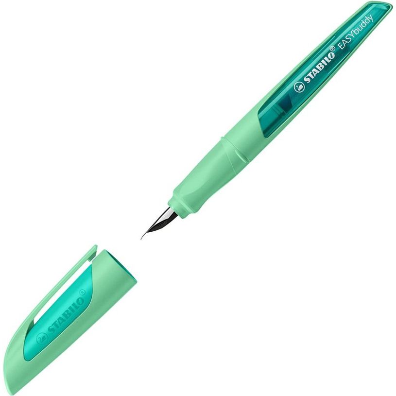 4006381587709-STABILO EASYbuddy Pastel - Stylo plume ergonomique pour gaucher - vert menthe-P_405137336_1-0