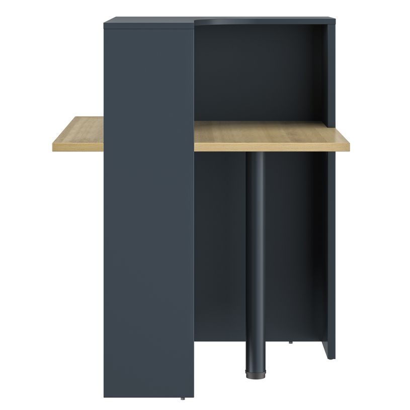 3483601119178-Banque d'accueil en angle à 90° ZOOM - L85 x H74 x P85 - chêne bocage-P_405137393_2-1