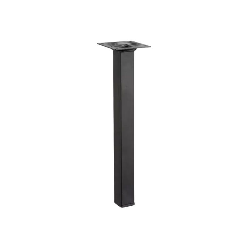 3483601093492-Pied carré pour retour de bureau CONNEXION - L4 x H71,5 x P4 - Anthracite-P_405137451_1-0
