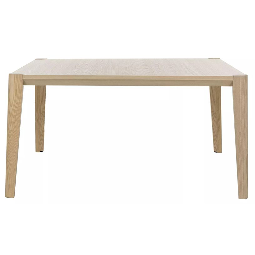 3483600852960-Table ABSOLU - 160x140 cm - Pieds bois - Chêne structuré-P_405137469_1-0