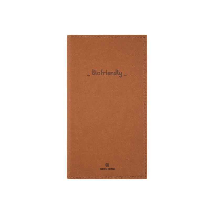 3664447126517-Oberthur Biofriendly - agenda de poche semainier - 175 x 95 mm - marron-P_405137513_1-0
