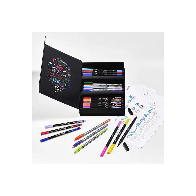3086123632332-BIC - Coffret My Hand Lettering Set - 44 pièces (stylos feutres)-P_405137560_5-2