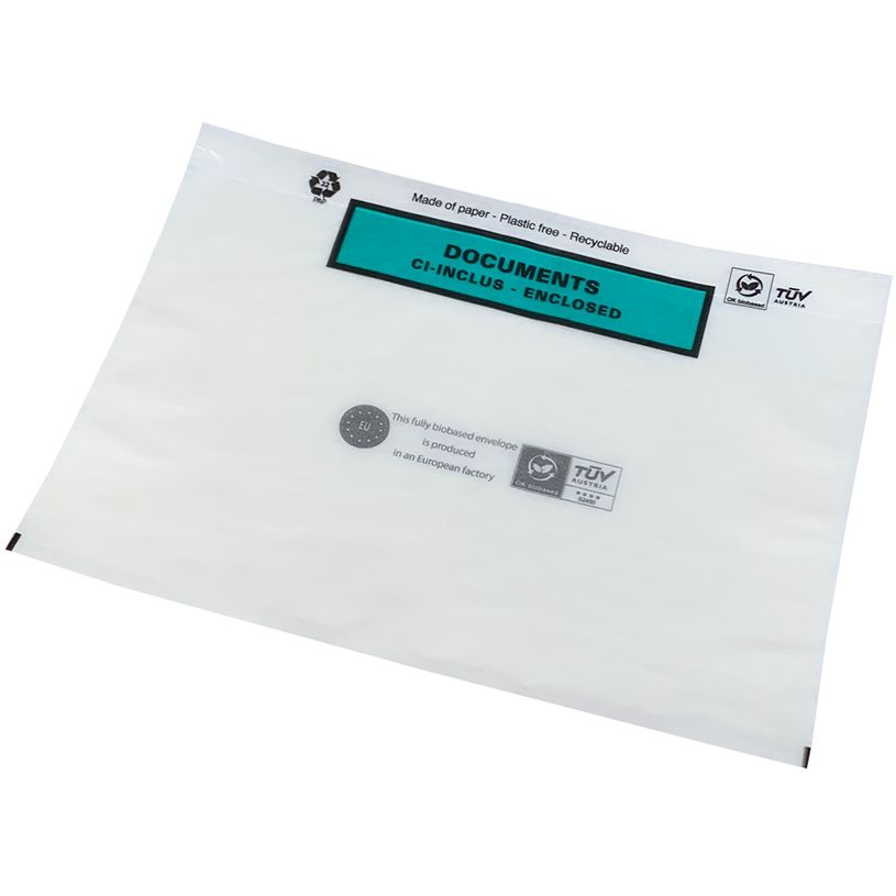 3240180235800-E.Pack La Couronne - 100 Pochettes porte-documents  228x165 - cristal 50 gr - AdhésifF-P_405137598_1-0