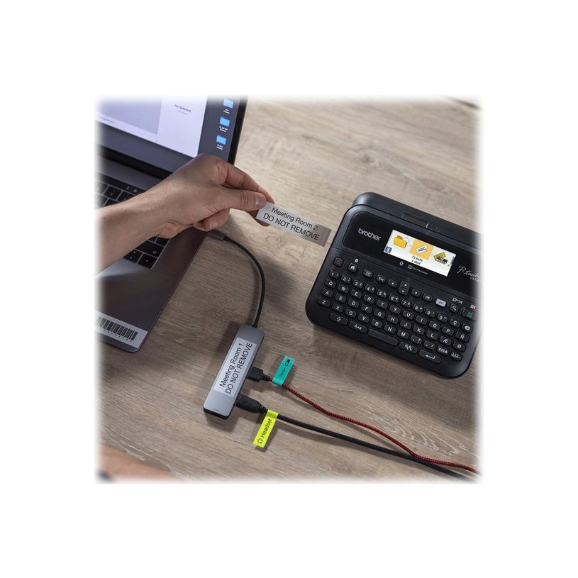 4977766824873-Brother P-Touch PT-D610BTVP - Étiqueteuse - monochrome - transfert thermique-P_405137751_11-25