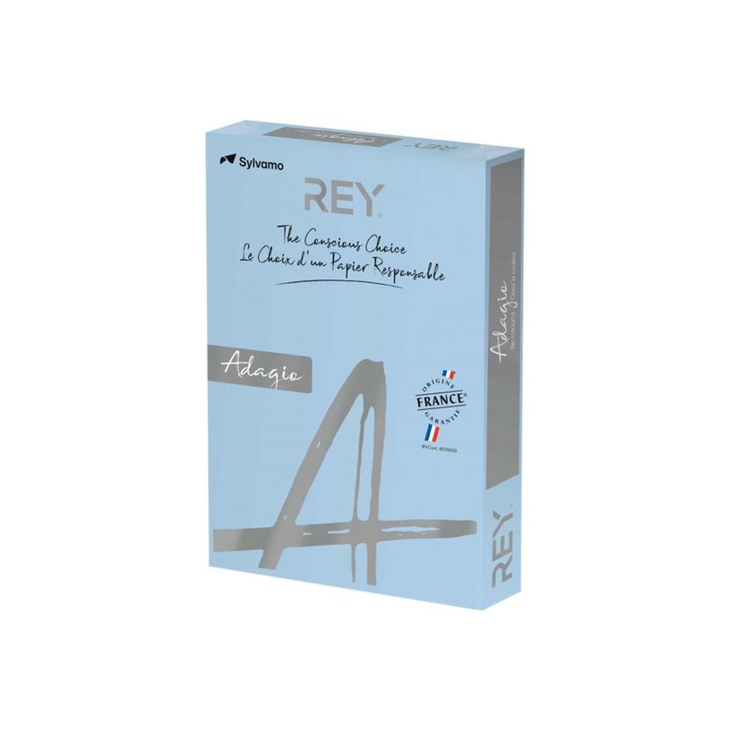 3368220134163-Rey Adagio - Papier couleur - A4 (210 x 297 mm) - 160 g/m² - Ramette de 250 feuilles - bl-P_405137806_1-0