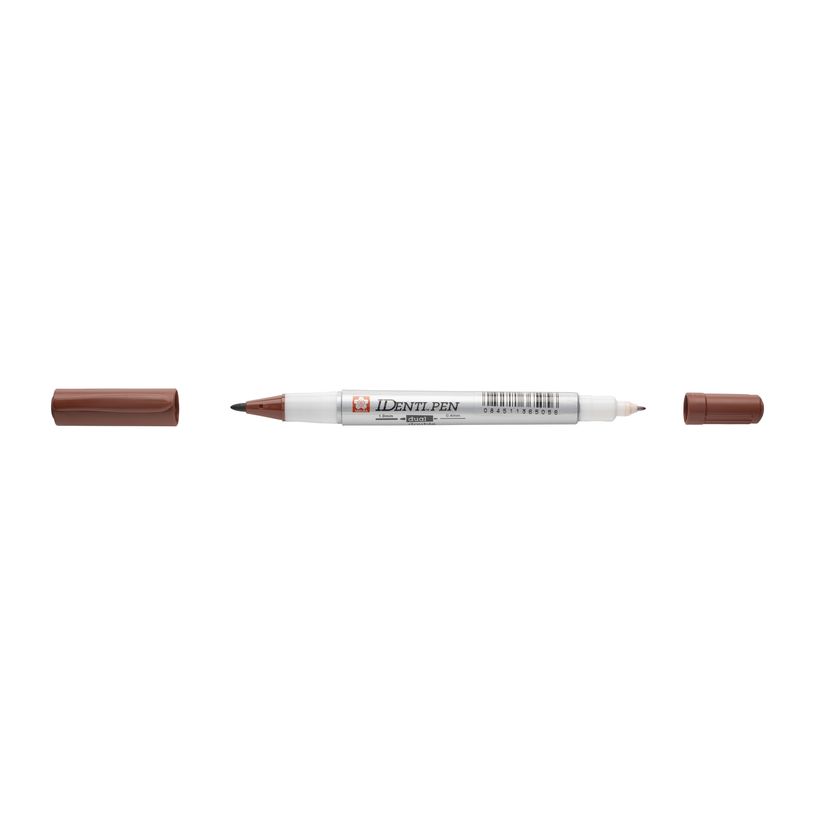 0084511365056-Sakura IDenti-Pen punta doble Marrón (XYKT12)--0