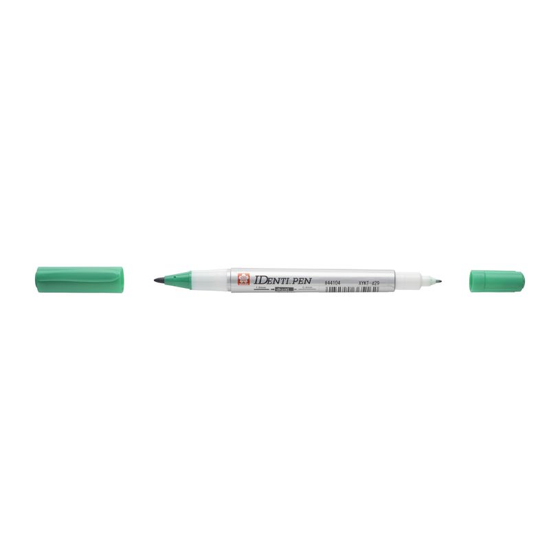 0084511365162-Sakura IDenti-Pen punta doble Verde (XYKT29)--0