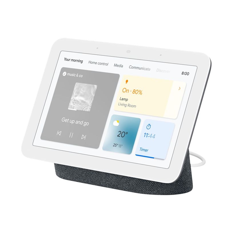 0193575023694-Google Nest Hub (2nd Gen) -  écran connecté avec assistant google - Wifi et bluetooth - -P_405138187_1-0
