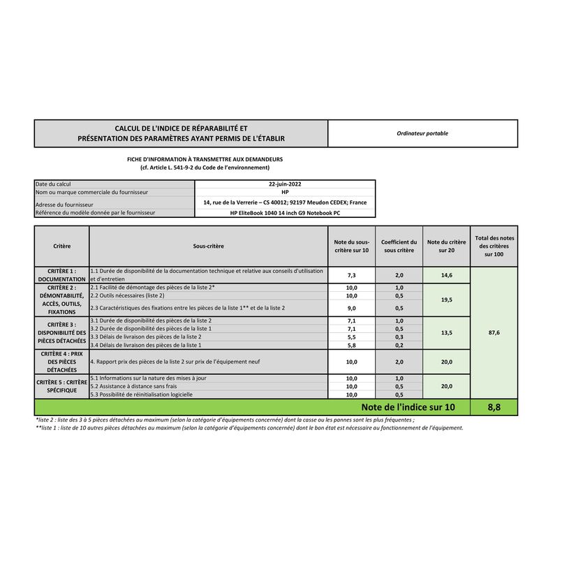 0404051384391-HP EliteBook 1040 G9 Notebook - Pc portable Wolf Pro Security - 14" - Core i5 1235U - 16 Go RAM - 512 Go SSD - avec HP -P_405138439_13-10
