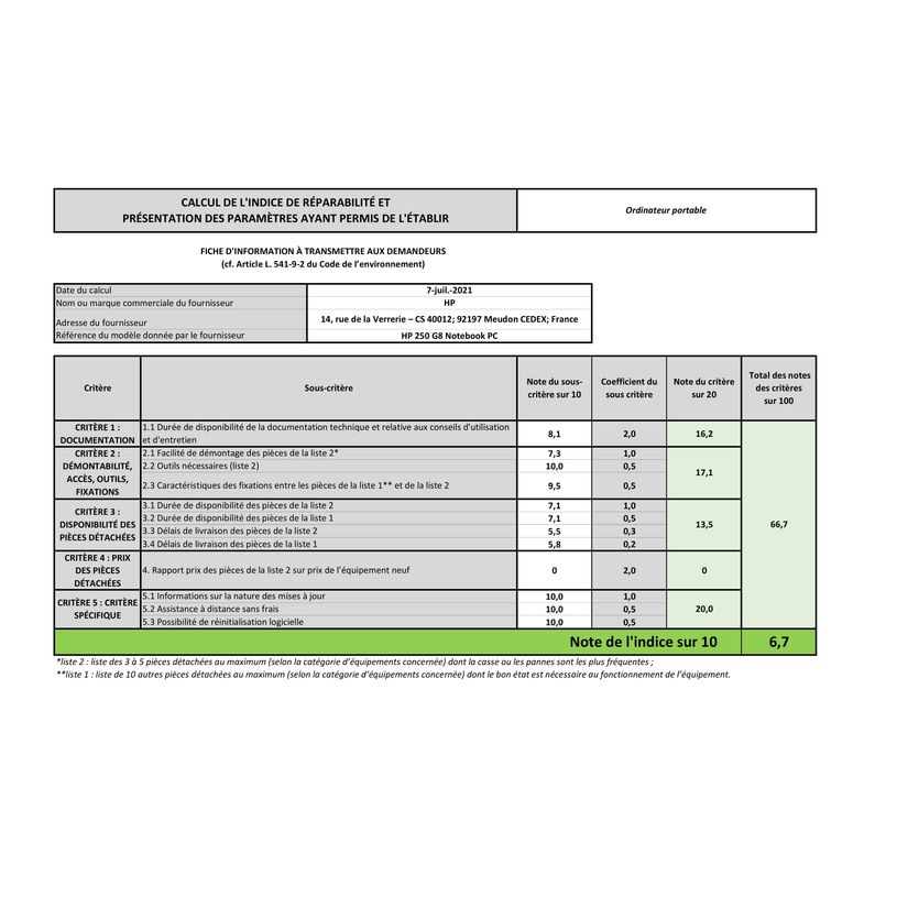 0404051386845-HP 250 G8 Notebook - Pc portable 15.6" - Core i3 1115G4 - 8 Go RAM - 256 Go SSD-P_405138684_9-6