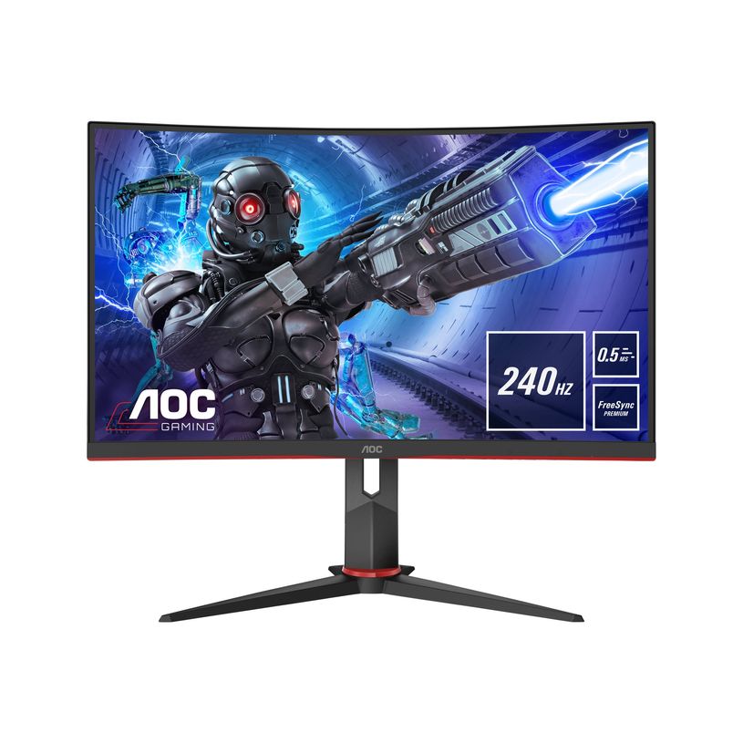 4038986187381-AOC Gaming C27G2ZE/BK - G2 Series - écran LED 27" - incurvé - Full HD (1080p) -P_405138897_1-0