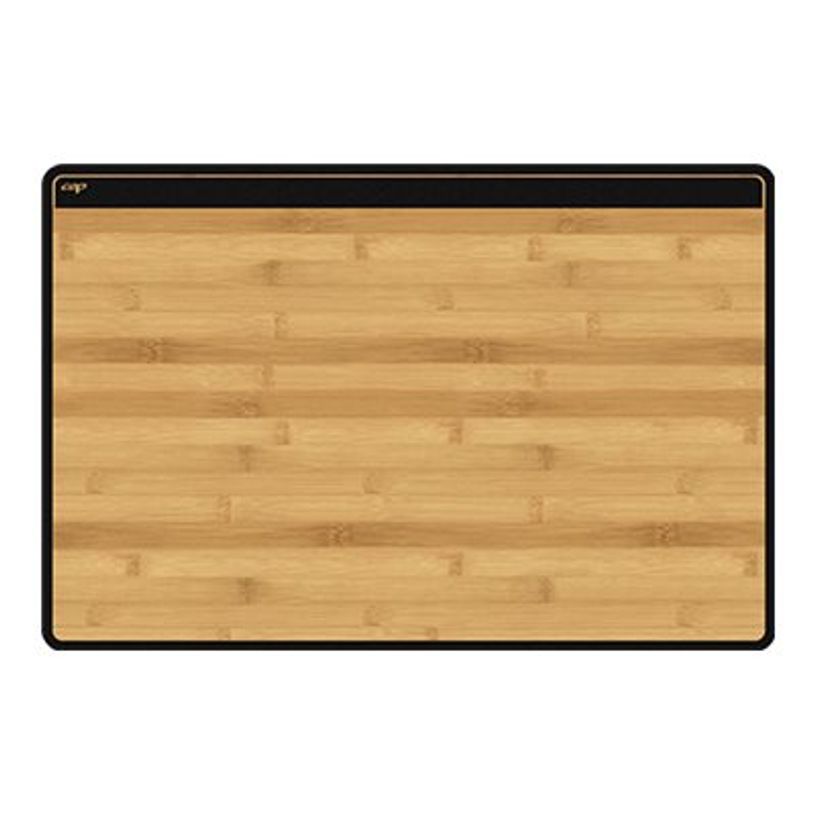 3462159017983-Silva by CEP - Sous-main avec rabat transparent - 58,5 x 38,5 cm - noir, bambou-P_405139280_2-0