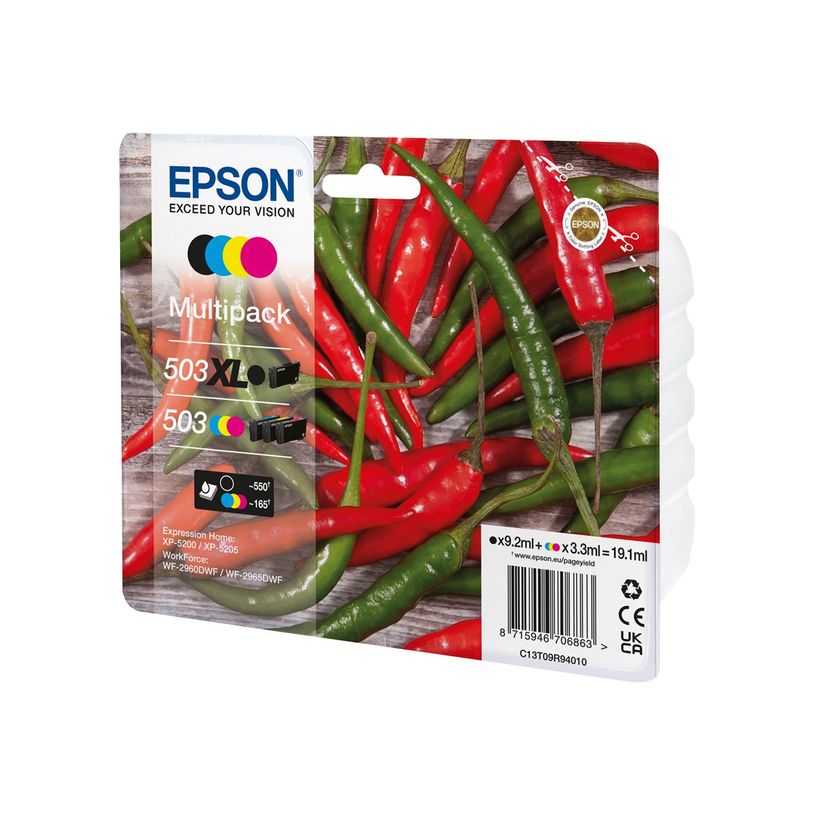 8715946706863-Epson 503/503 XL Multipack - pack de 4 - noir, jaune, cyan, magenta - cartouche d'encre d'-P_405139300_3-4