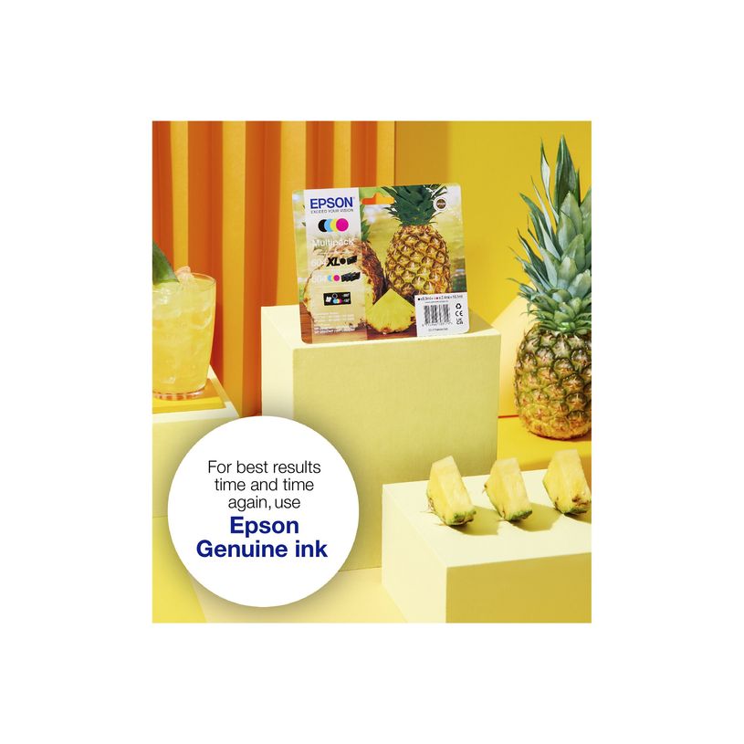 8715946708119-Epson 604XL/stand Ananas - pack de 4 - noir XL, jaune, cyan, magenta - cartouche d'encre o-P_405139301_9-5