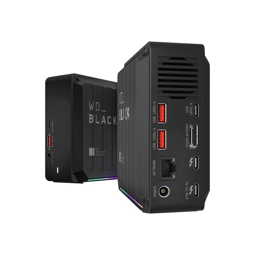 0718037876436-WD_BLACK D50 Game Dock WDBA3U0000NBK - station d'accueil - Thunderbolt 3 - DP, Thunderbolt-P_405139624_5-4