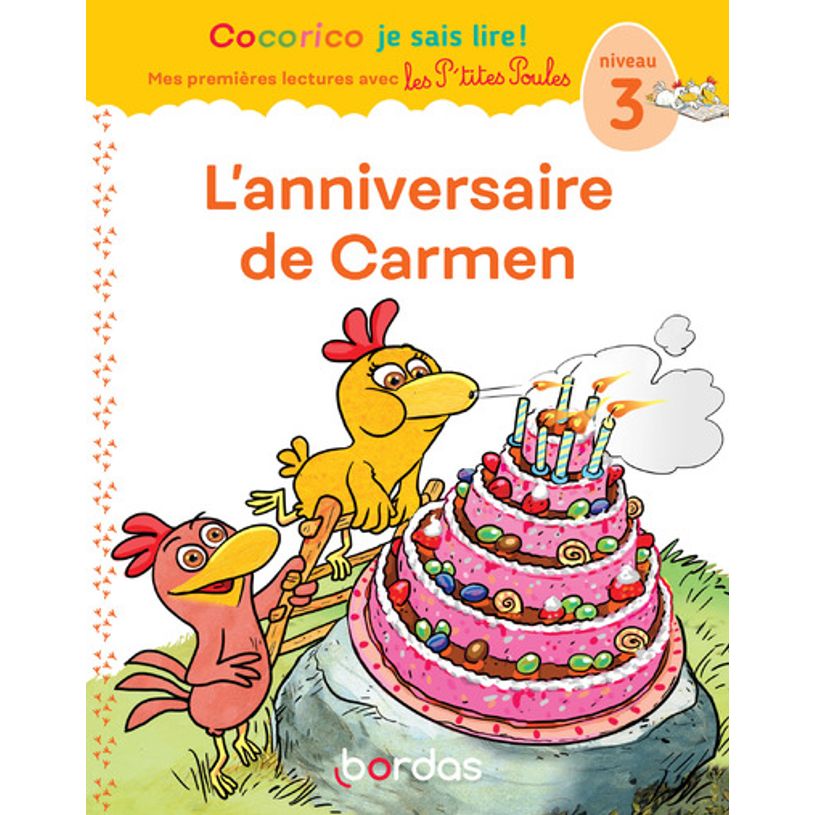 9782047400371-Cocorico Je sais lire ! premières lectures avec les P'tites Poules - L'Anniversaire de Ca-P_405139722_1-0