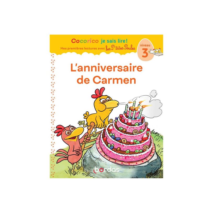 9782047400371-Cocorico Je sais lire ! premières lectures avec les P'tites Poules - L'Anniversaire de Ca-P_405139722_2-1
