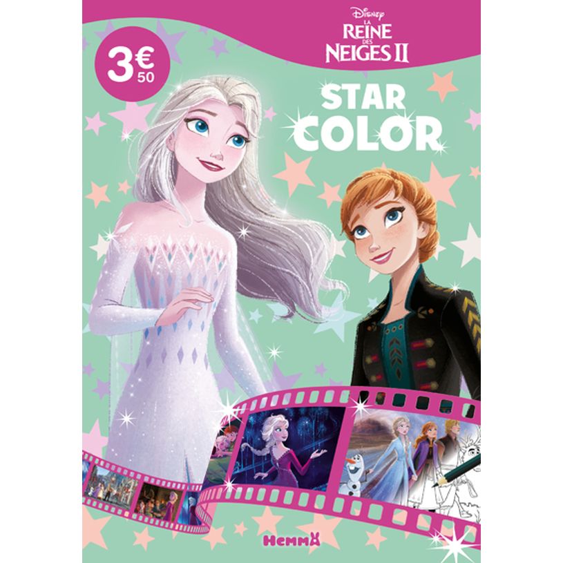 9782508054464-Disney La Reine des Neiges 2 - Star Color (Elsa et Anna fond vert)-P_405139729_1-0