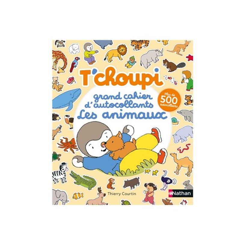 9782092491003-T'choupi - Grand cahier d'autocollants special animaux-P_405139770_7-3