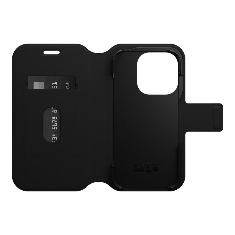 0840262383554-OtterBox Strada Series Via - porte folio avec MagSafe pour iPhone 14 Pro - noir-P_405140090_1-0