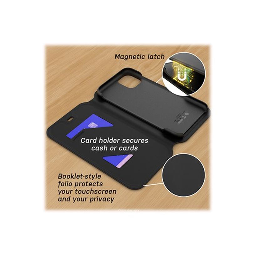 0840104249178-OtterBox Strada Series Via - porte folio pour Galaxy S21 Ultra - noir-P_405140156_5-4