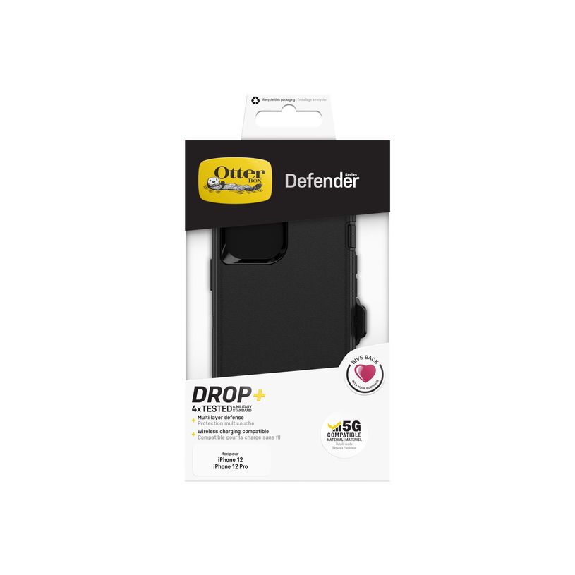 0840104215685-OtterBox Defender Series - coque de protection pour iPhone 12, 12Pro - noir-P_405140243_12-11