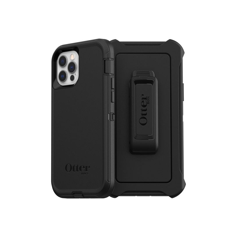 0840104215685-OtterBox Defender Series - coque de protection pour iPhone 12, 12Pro - noir-P_405140243_6-5