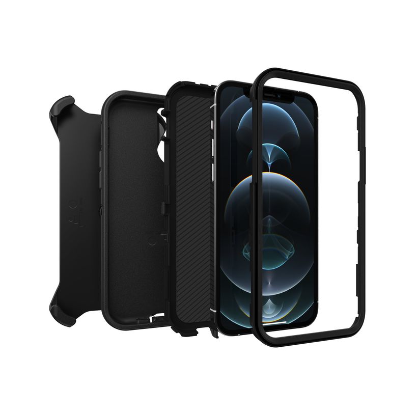 0840104215685-OtterBox Defender Series - coque de protection pour iPhone 12, 12Pro - noir-P_405140243_9-8