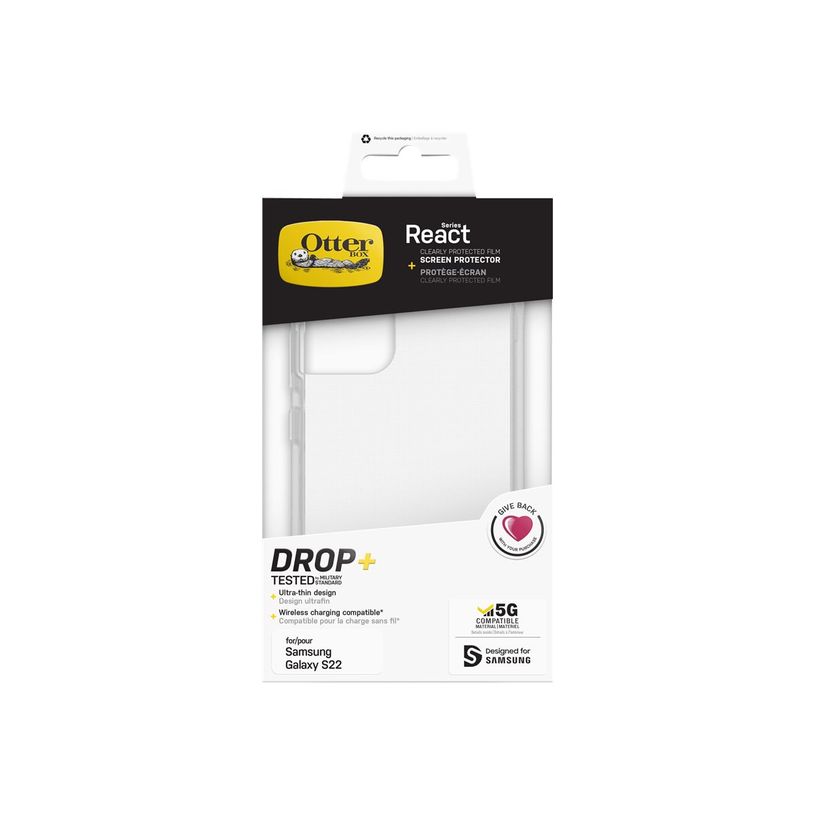 0840262362702-OtterBox React Series - coque de protection pour Galaxy S22 - transparent-P_405140350_1-0
