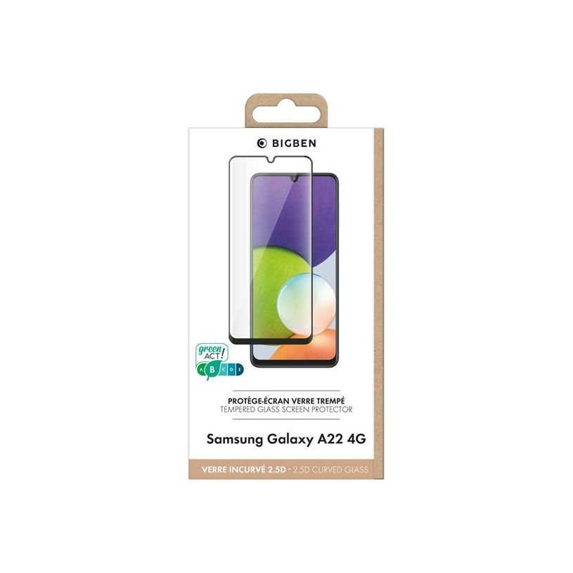 3571211461753-BigBen CONNECTED - protection d'écran - verre trempé pour Galaxy A22-P_405140400_4-3