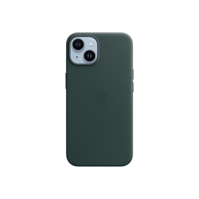 0194253345275-Apple - coque de protection en cuir avec MagSafe pour iPhone 14 - vert-P_405140402_1-0