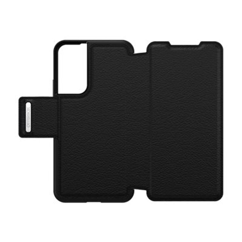 0840104296509-OtterBox Strada - porte folio en cuir pour Samsung Galaxy S22+ - noir-P_405140444_2-3