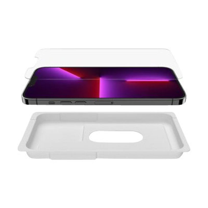0745883834372-Belkin UltraGlass - protection d'écran - verre trempé pour  iPhone 13 Pro Max-P_405140507_3-2