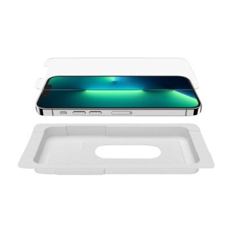 0745883834365-Belkin UltraGlass - protection d'écran - verre trempé pour  iPhone 13, 13 Pro -P_405140519_2-1