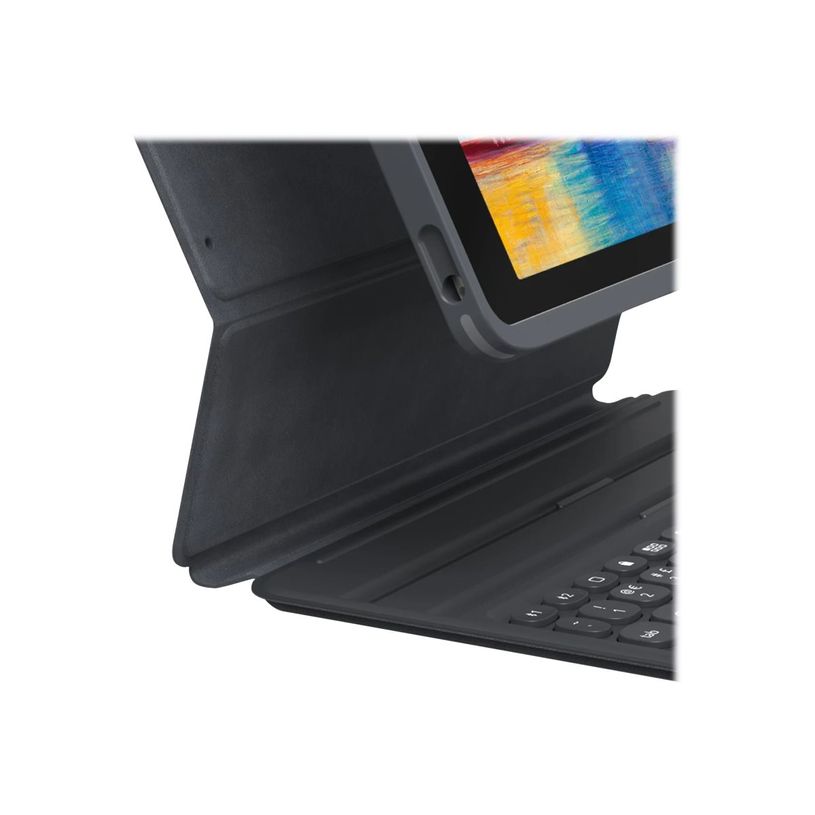 0840056136175-ZAGG Pro Keys - Porte folio avec clavier pour iPad (7e gen, 8e gen) - noir/gris-P_405140626_7-2