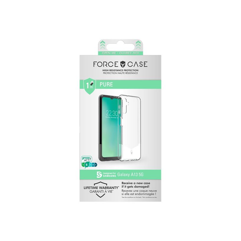 3571211478386-Force Case Pure - coque de protection pour Galaxy A32 - transparent-P_405140749_1-1