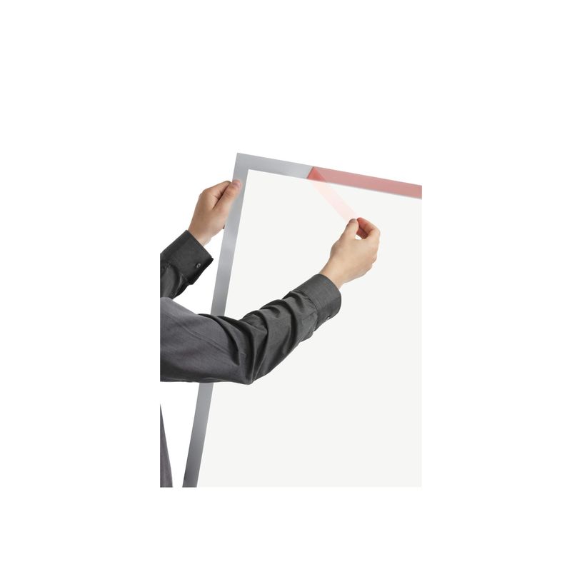 4005546732435-Durable Duraframe - Cadre d'affichage double face adhésif repositionnable - A1 - argent-P_405140852_8-2