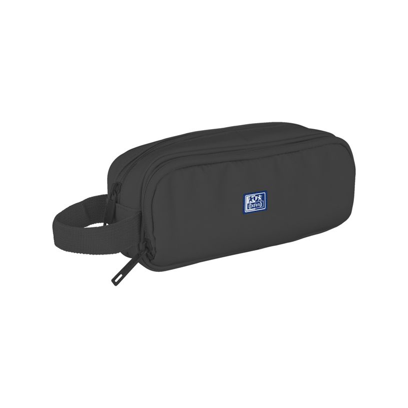 8427291046326-Fourre-tout rectangualire 2 zips oxford b-smart  noir- Hamelin--1