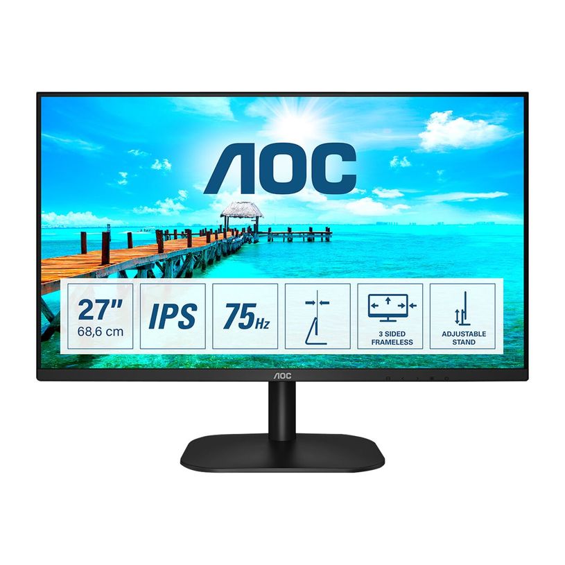 4038986187183-AOC 27B2H - Ecran LED 27"- Full HD (1080p)-P_405141130_1-0