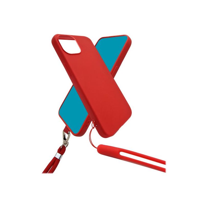 3701263520188-JAYM POP - coque de protection avec tour de cou pour iPhone 14 Pro - rouge-P_405141384_1-0