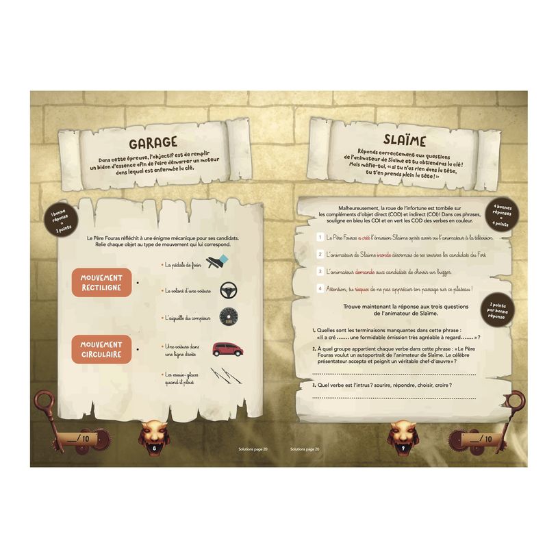 9782809675030-Cahier de vacances 2025 Fort Boyard - Les Incollables - 6e-5e - livre d'exercices-P_405141446_2-3