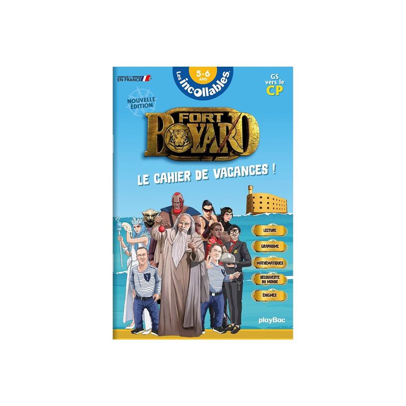 9782809692617-Cahier de vacances Fort Boyard - Les Incollables - Grande Section au CP -P_405141447_1-0