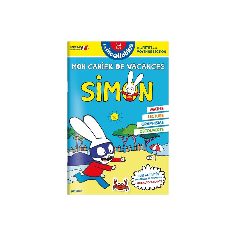 9782809666014-Cahier de vacances Simon - Les incollables - Petite Section à Moyenne Section - 3/4 ans-P_405141452_4-4