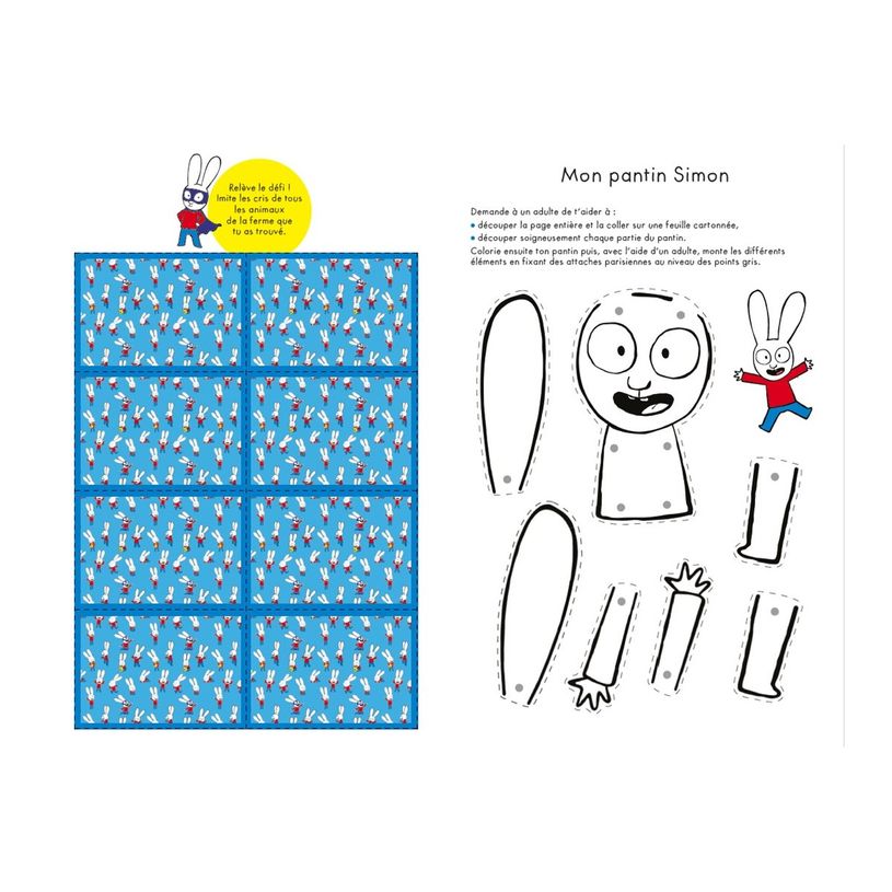 9782809666014-Cahier de vacances Simon - Les incollables - Petite Section à Moyenne Section - 3/4 ans-P_405141452_5-8